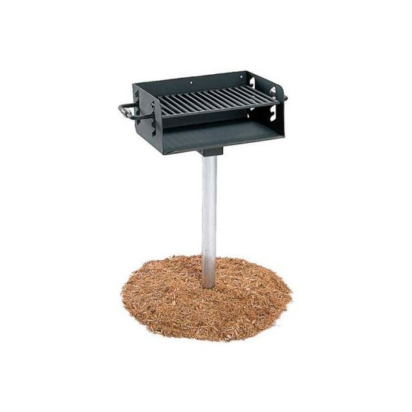 Ultra Play Systems Rotating Pedestal Grill With 3-1/2" Dia. Post(280 Sq. In. Cooking Surface) 620-3 - main